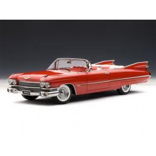 Autoart - Car Scale Models - 118 Cadillac Convertible Series 62 RED