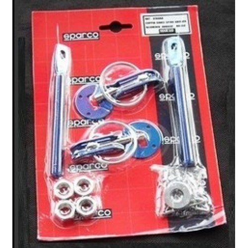 Sparco Racing Bonnet Hood Pin - Blue