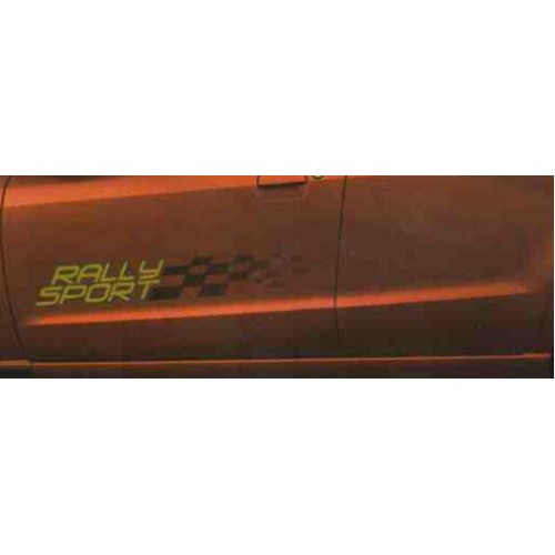 Autographix - Car Graphics - Rally Sports - Gold