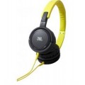 JBL - T300A On Ear Headphones - Yellow-Grey