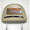 Circuit I - 7 headrest monitor plus game beige -SET OF 2