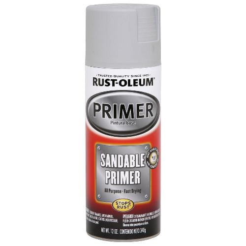 Rust Oleum - Car Care Products - AUTOMOTIVE Sandable Primer Spray - LIGHT GRAY(340 gm)