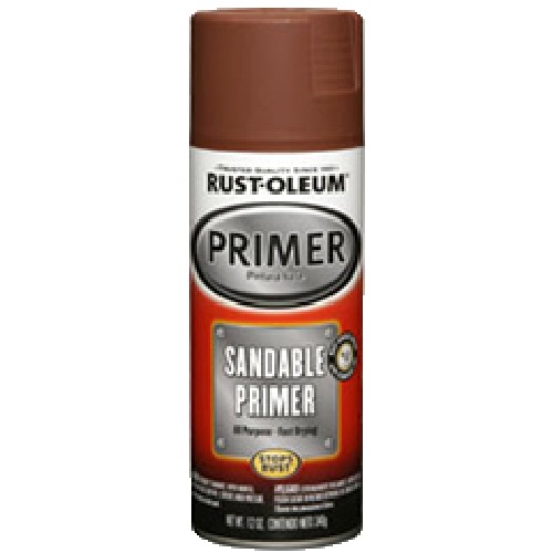 Rust Oleum - Car Care Products - AUTOMOTIVE Sandable Primer Spray - RED(340 gm)