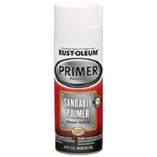 Rust Oleum - Car Care Products - AUTOMOTIVE Sandable Primer Spray - WHITE(340 gm)