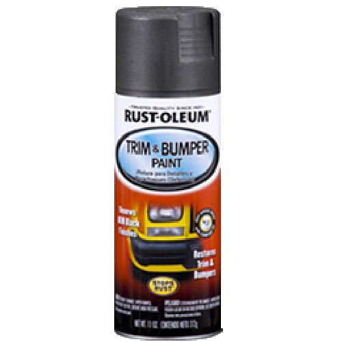 Rust Oleum - Car Care Products - AUTOMOTIVE Trim and Bumper Paint (Black)(312 gm)