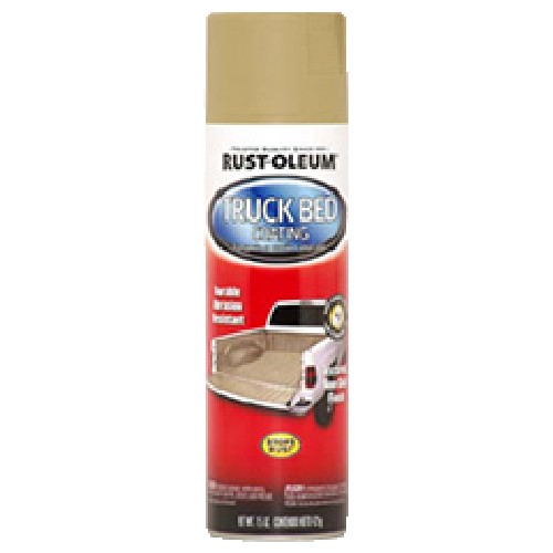 Rust Oleum - Car Care Products - AUTOMOTIVE Truck Bed Coating - TAN 15 OZ(425 gm)