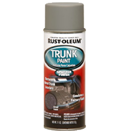 Rust Oleum - Car Care Products - AUTOMOTIVE Trunk Paint (Gray and White Spatter Finish)(312 gm)
