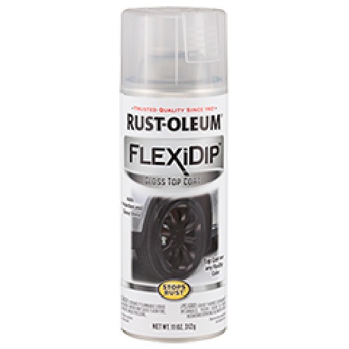 Rust Oleum - Car Care Products - FlexiDip Removable Rubber Coating - Clear Gloss(312 gm)