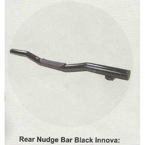 Highlander Rear Nudge Bar Black Innova