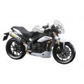 Bburago - Car Scale Model -  Triumph Speed Triple Met White Met Black
