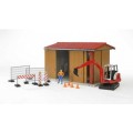 Bruder - Toy - Construction Machine Hall with Figure - 1-16