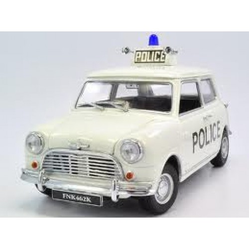 Kyosho - Car Scale Model - Mini Cooper S Police 1968 - 1-18