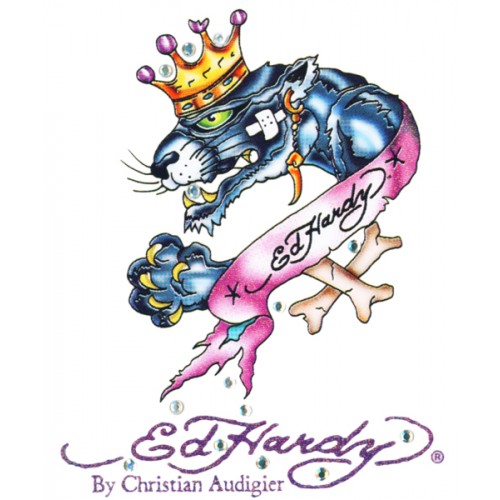 Ed Hardy - Car Vinyl Sticker - Superstar - Medium