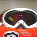 Moto Cross Glass-Goggles White