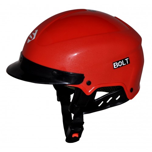 Saviour - ISI Open Face Helmet - Bolt Matt Unisex Helmet - Textured Red