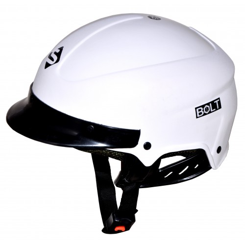 Saviour - ISI Open Face Helmet - Bolt Matt Unisex Helmet - Textured White