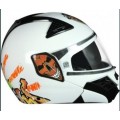 Steel Bird - Open Cum Full Face Helmet - SB-34 Zorro Dashing MTV - Monster Ultam Mastik Pace