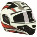 Steel Bird - Open Cum Full Face Helmet - SB-34 Zorro Pace Flip-up with Double Visor