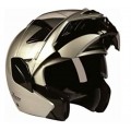 Steel Bird - Open Cum Full Face Helmet - SB-34 Zorro Sparkle Flip-up with Double Visor