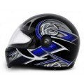 Vega - Full Face Helmet - Formula HP Warrior Black Base With Blue Graphic